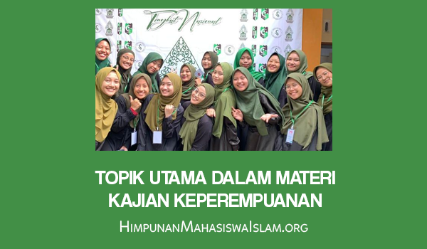 Topik Utama dalam Materi Kajian Keperempuanan