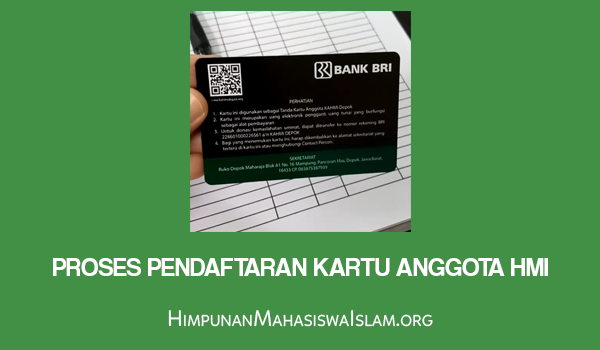 Proses Pendaftaran Kartu Anggota HMI